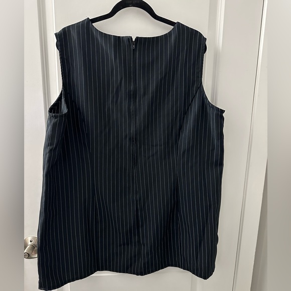 Vintage Pin Striped Mini Dress - Picture 2 of 4